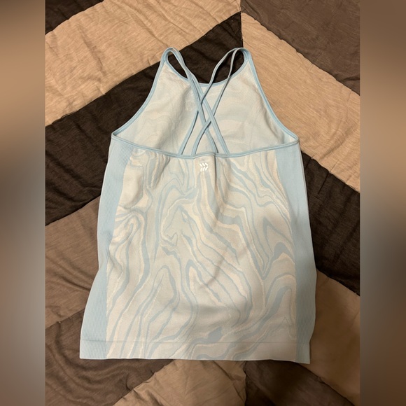 Kids all in motion blue swirl tank top - Picture 2 of 3